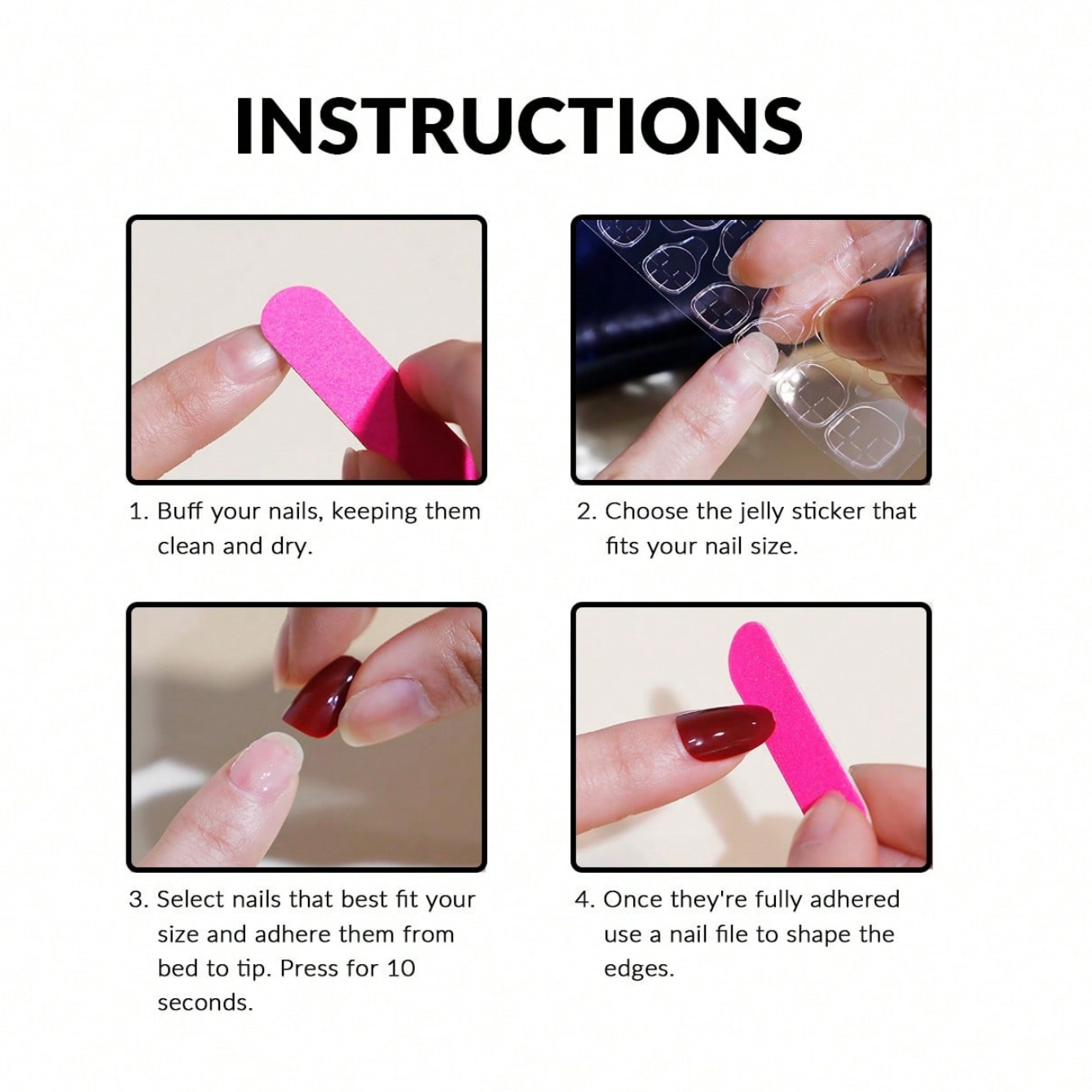 10 قطع من الأظافر الاصطناعية ا - مراجعة Nail Art Yellow وسعره