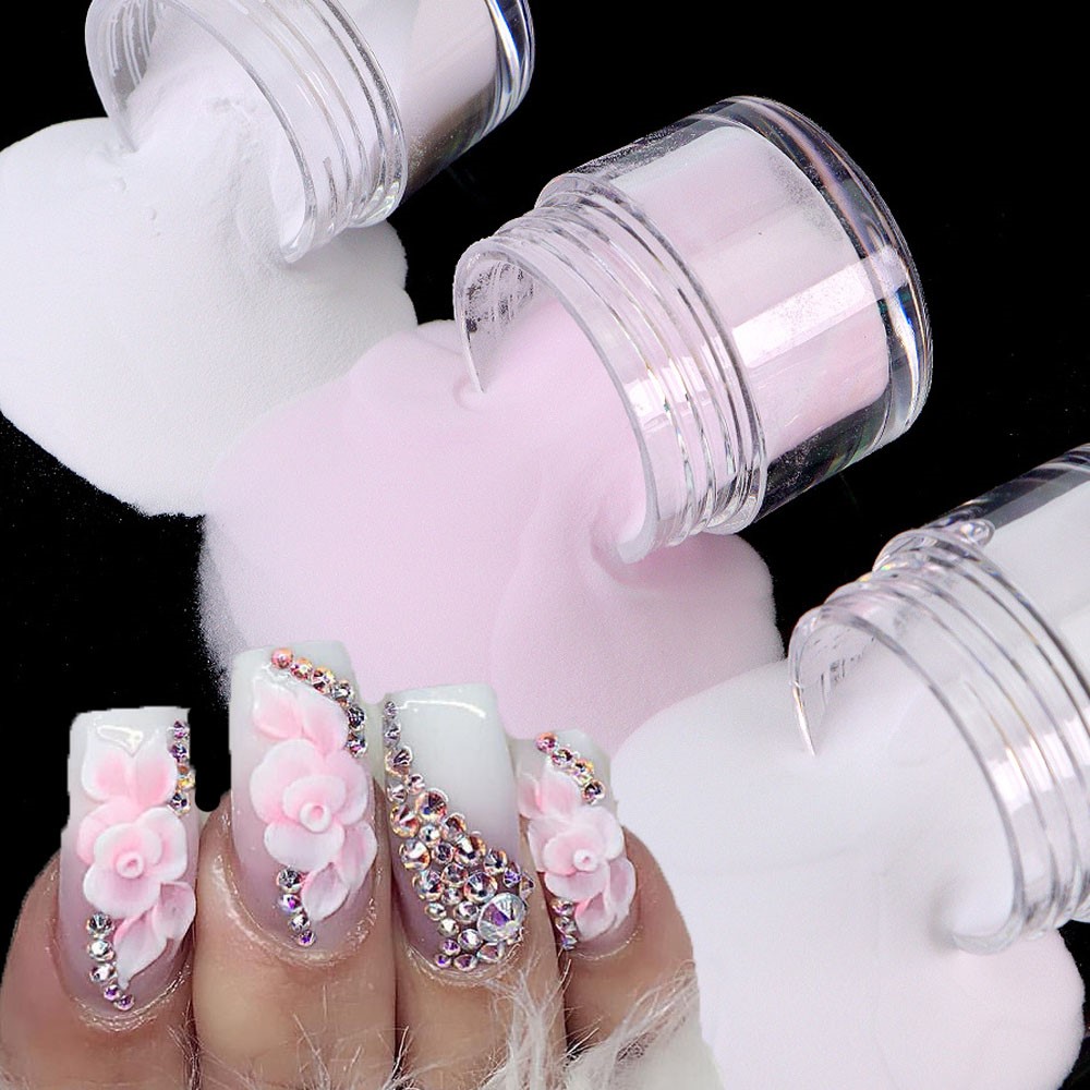 10 جرام/جرة المهنية الاكريليك  - مراجعة Acrylic Powder Clear وسعره