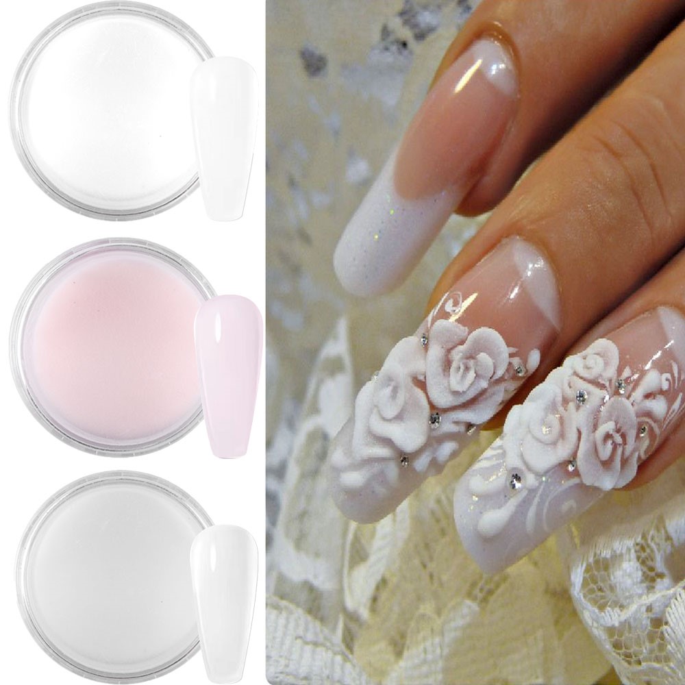 10 جرام/جرة المهنية الاكريليك  - مراجعة Acrylic Powder Clear وسعره