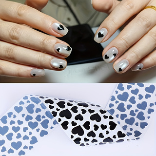 10 قطع من ورق نقل الأظافر بأنم - مراجعة Nail Art Zebra Design وسعره