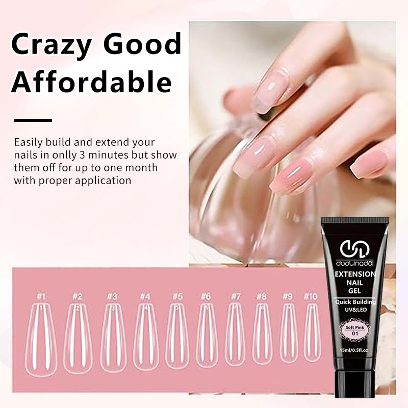 8 قطعة/المجموعة بولي تمديد جل  - مراجعة Acrylic Powder Clear وسعره