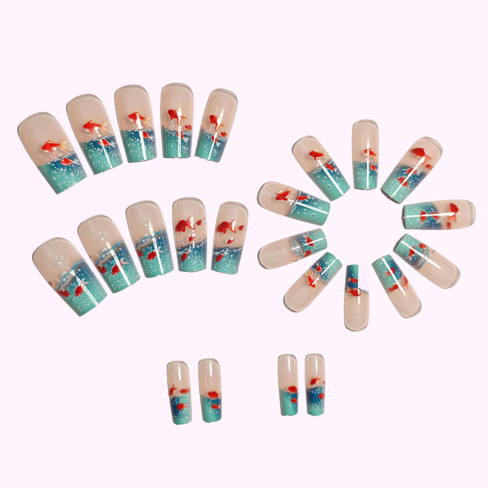 أظافر صناعية متوسطة الطول مربع - مراجعة Nail Art Yellow وسعره