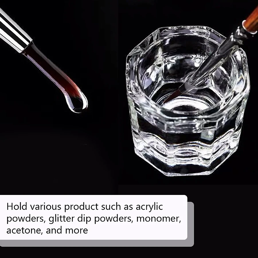 وعاء زجاجي كريستالي صغير، كوب  - مراجعة Acrylic Powder Clear وسعره
