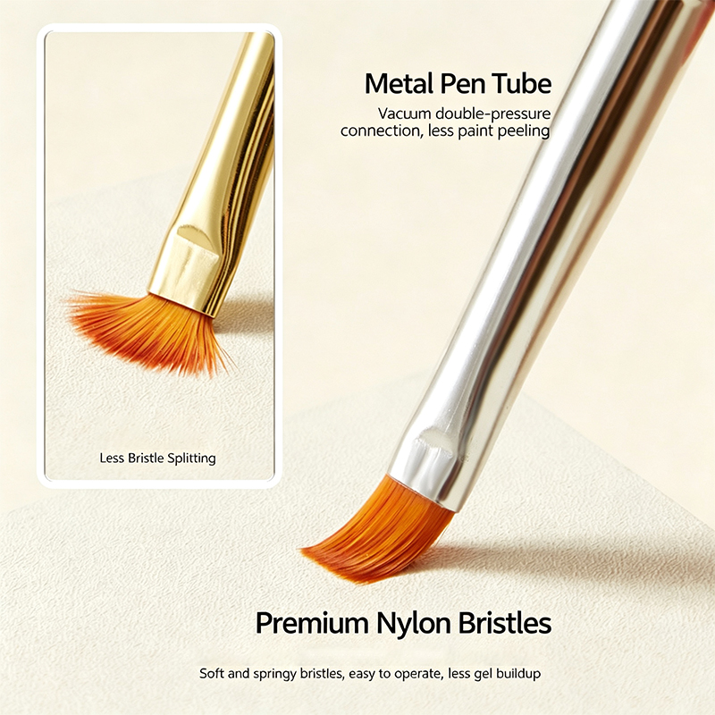 فرشاة أظافر مزدوجة الطرف 3/8/9 - مراجعة Nail Art Gold وسعره
