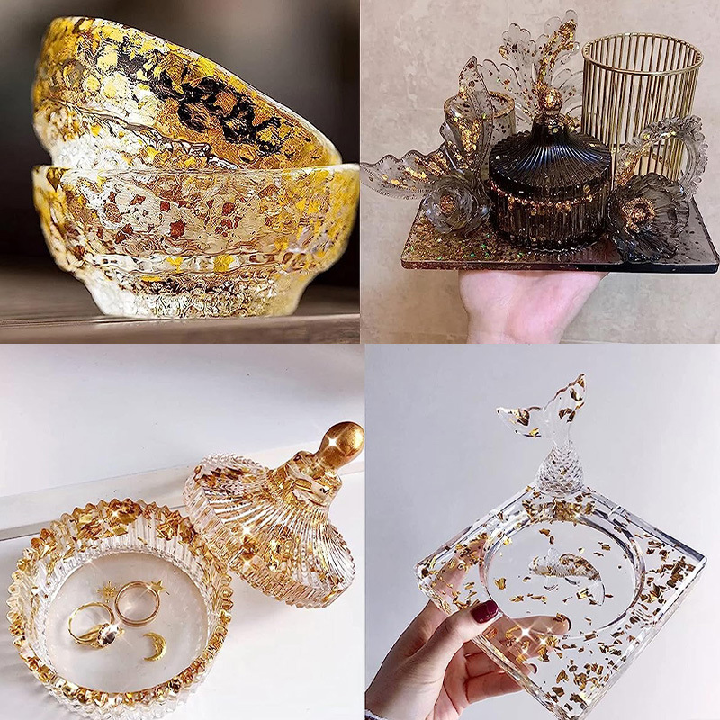 200 قطعة من أوراق الذهب المقلد - مراجعة Nail Art Gold وسعره