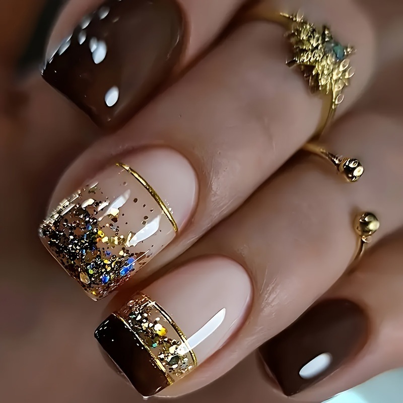 أظافر صناعية قصيرة مربعة الشكل - مراجعة Nail Art Glossy وسعره