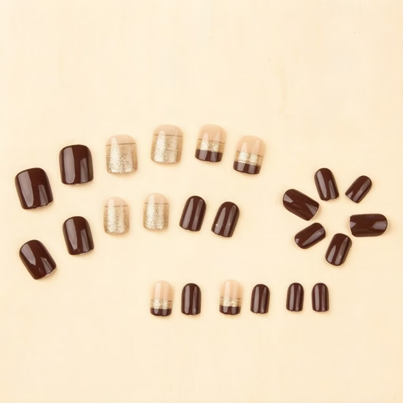 أظافر صناعية قصيرة مربعة الشكل - مراجعة Nail Art Glossy وسعره