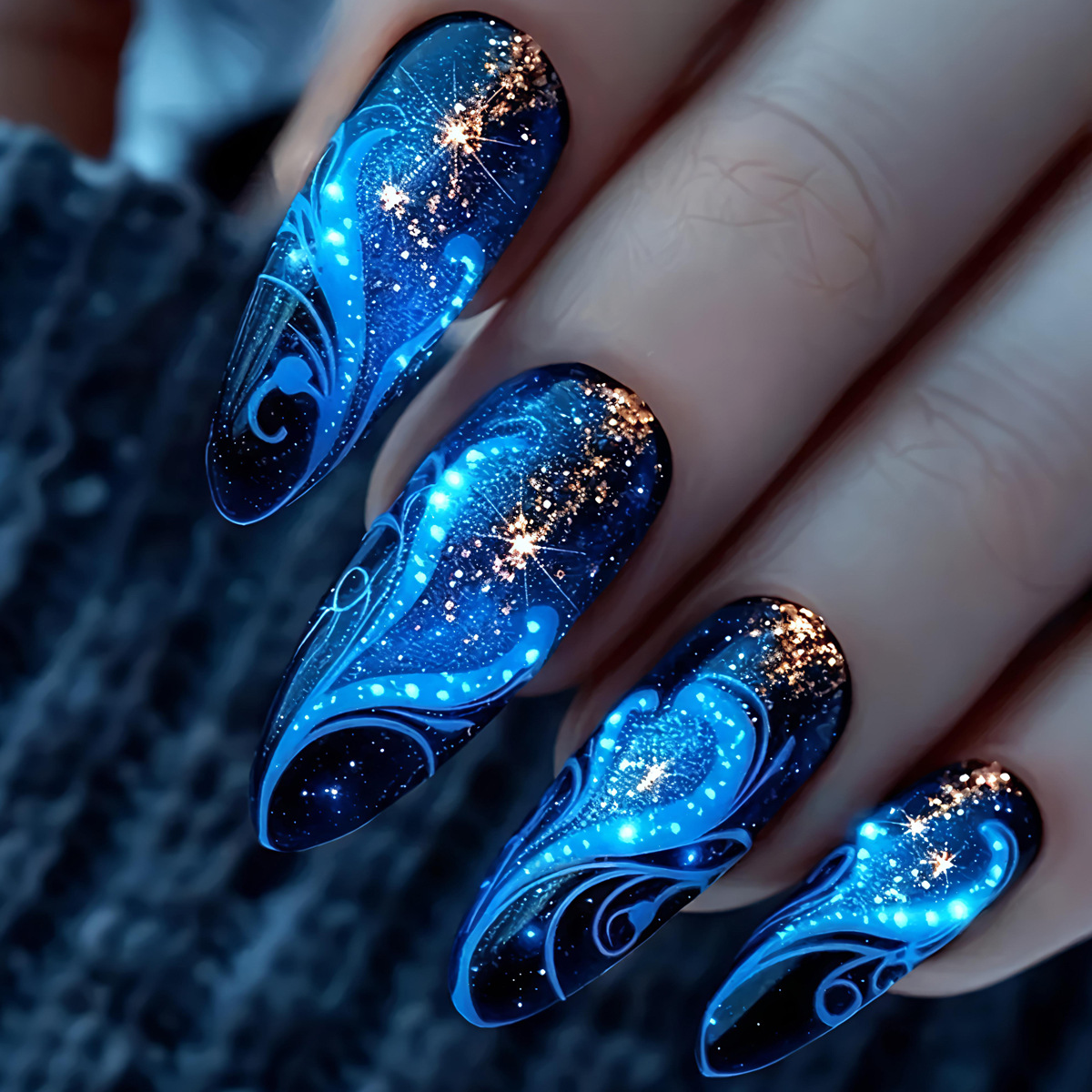 24 قطعة/مجموعة أظافر صناعية قص - مراجعة Nail Art Yellow وسعره