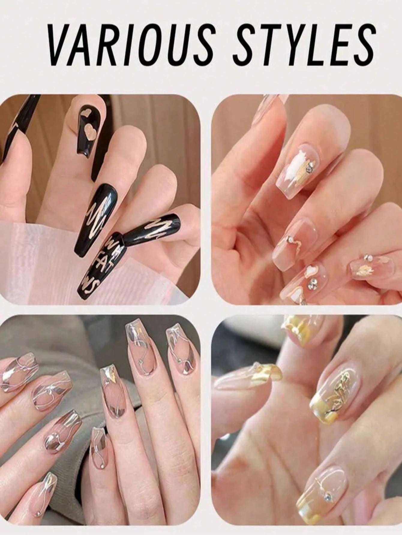 قلم فن الأظافر 0.8 مم، أبيض أس - مراجعة Nail Art Gold وسعره