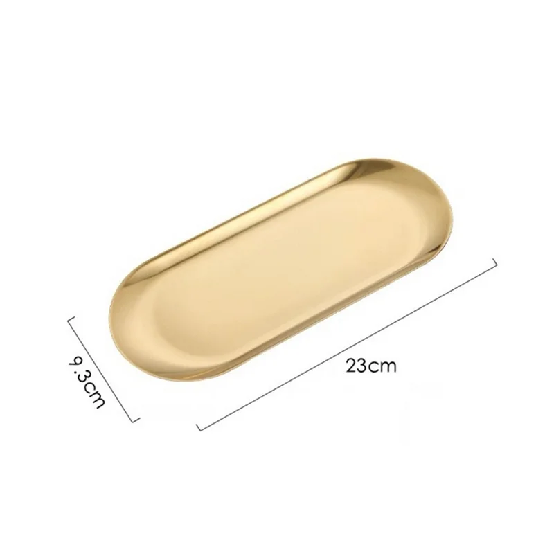 1/2/5 قطع صينية تخزين ذهبية من - مراجعة Nail Art Gold وسعره