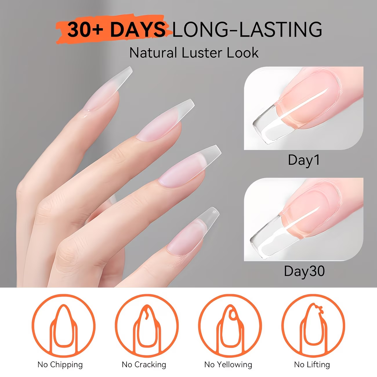 طقم جل بناء الأظافر / جل تمديد - مراجعة Acrylic Powder Clear وسعره