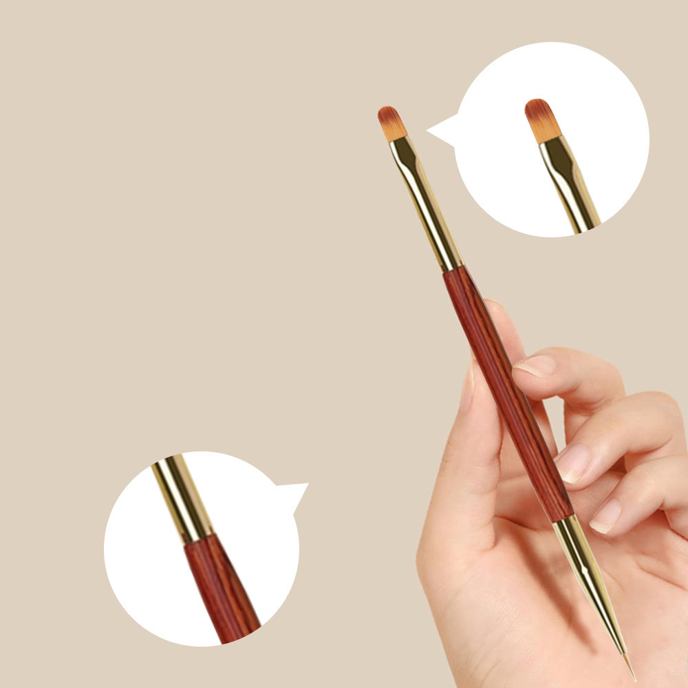 فرشاة أظافر مزدوجة الرأس للرسم - مراجعة Nail Art Gold وسعره