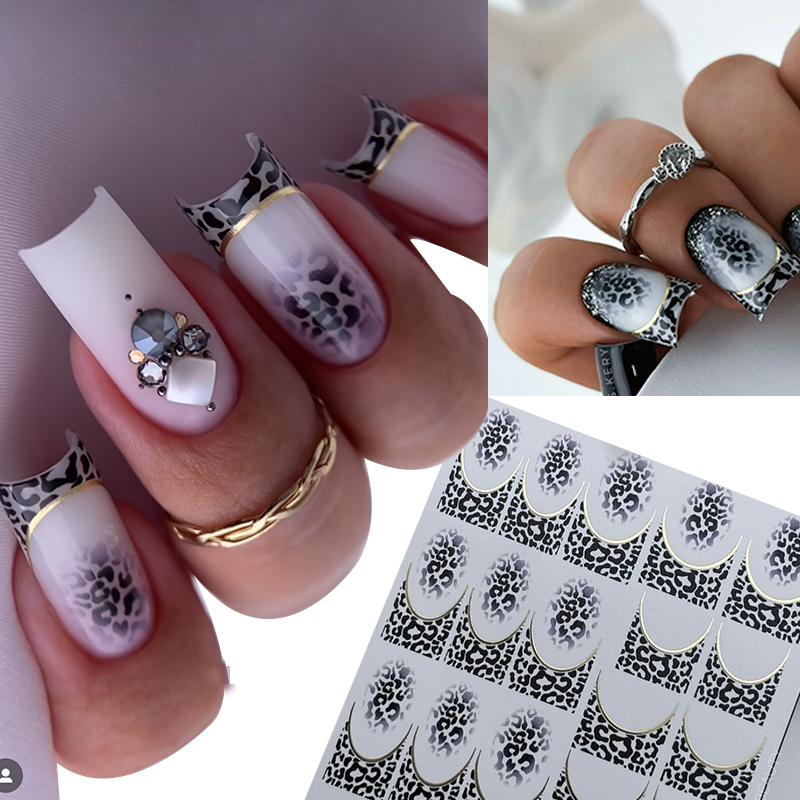 ملصقات أظافر مطبوعة على النمر  - مراجعة Nail Art Zebra Design وسعره